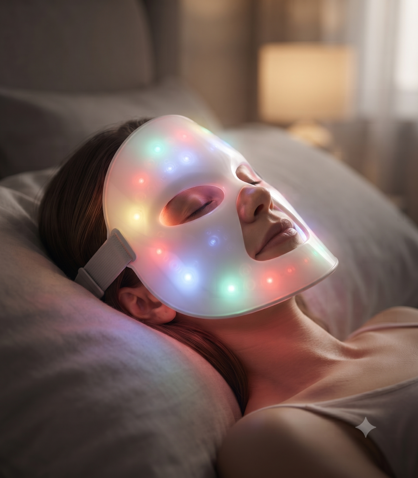 Mascara Facial De Terapia Luz Led