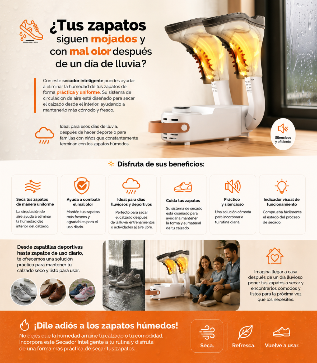 Secador Inteligente de Zapatos