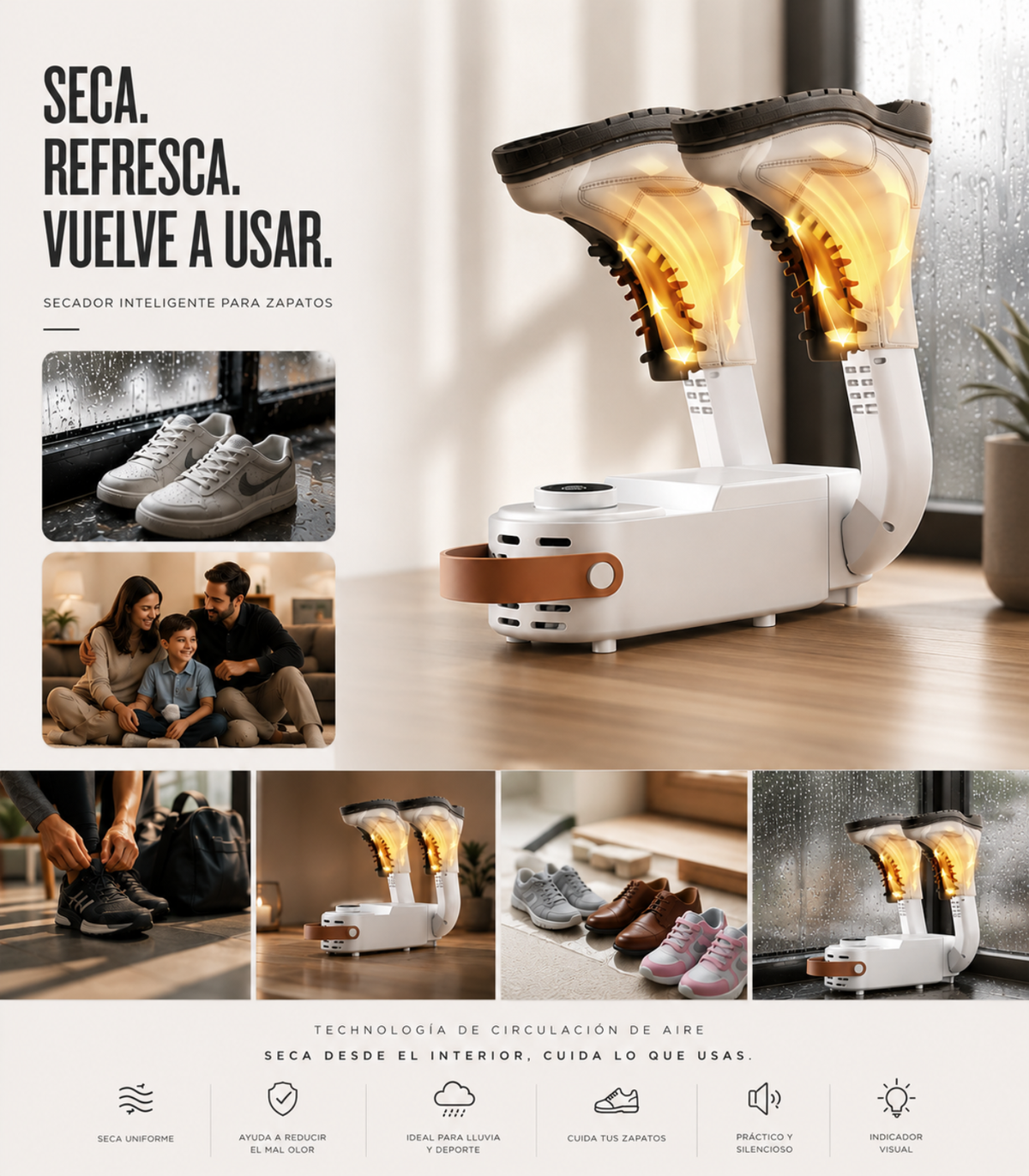 Secador Inteligente de Zapatos