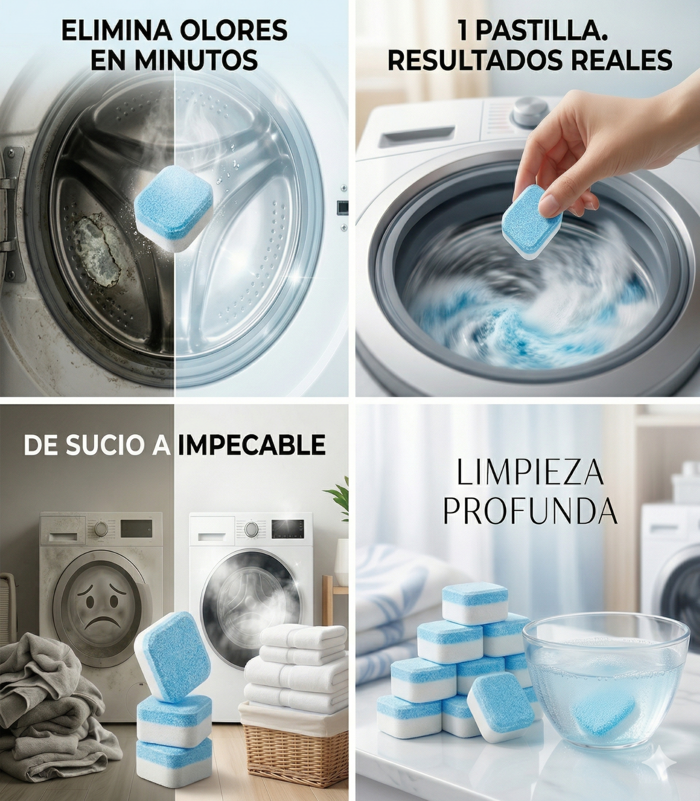 Pastillas Limpiadoras Para Lavadoras