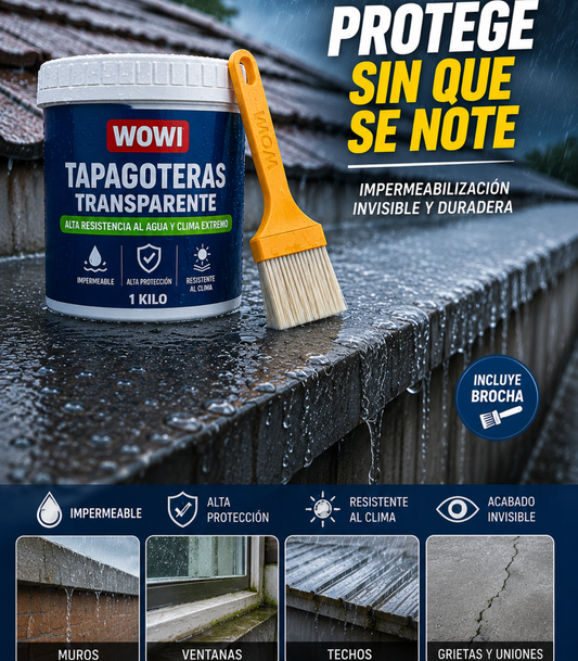 1 Kl Sellador Tapa Gotera Transparente A