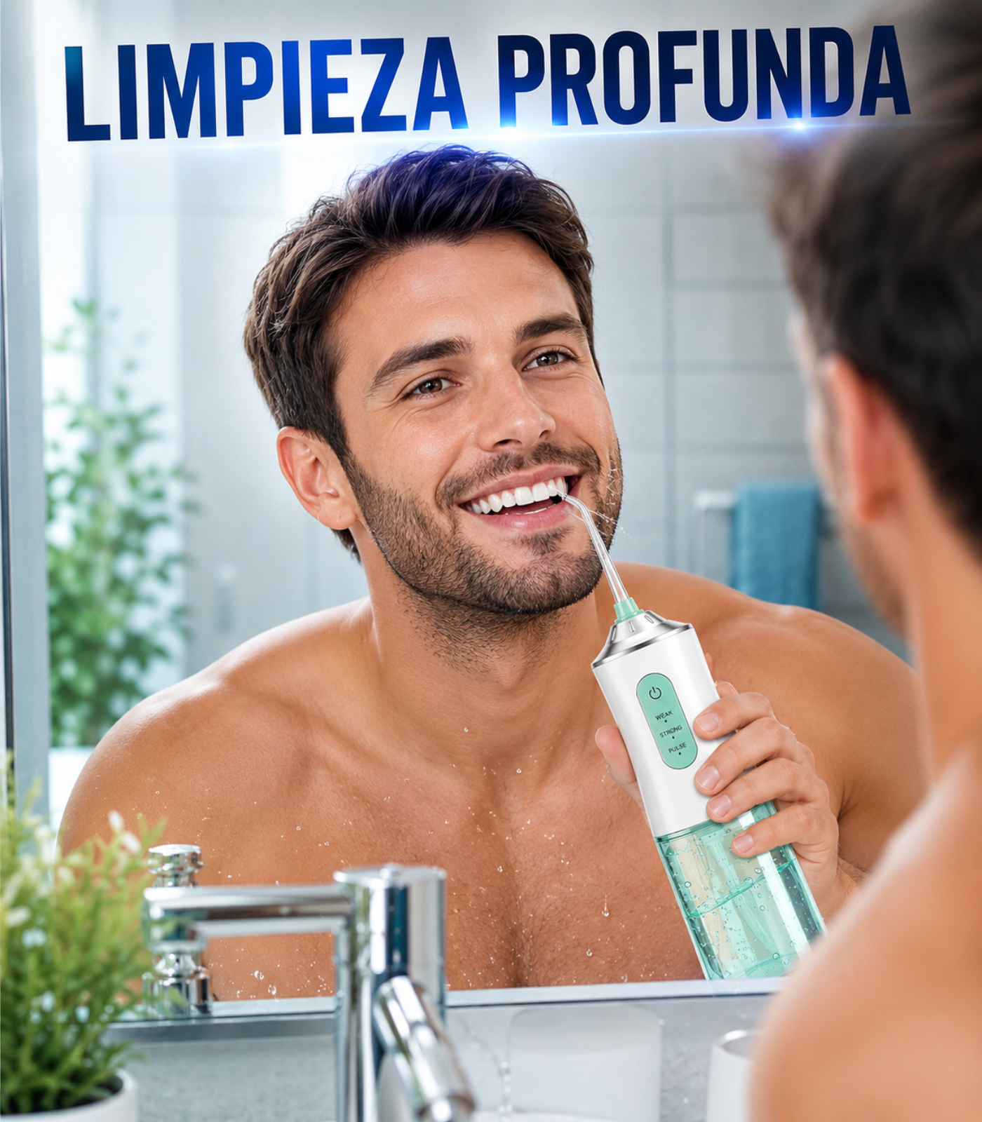 IRRIGADOR BUCAL ANTI MAL OLOR