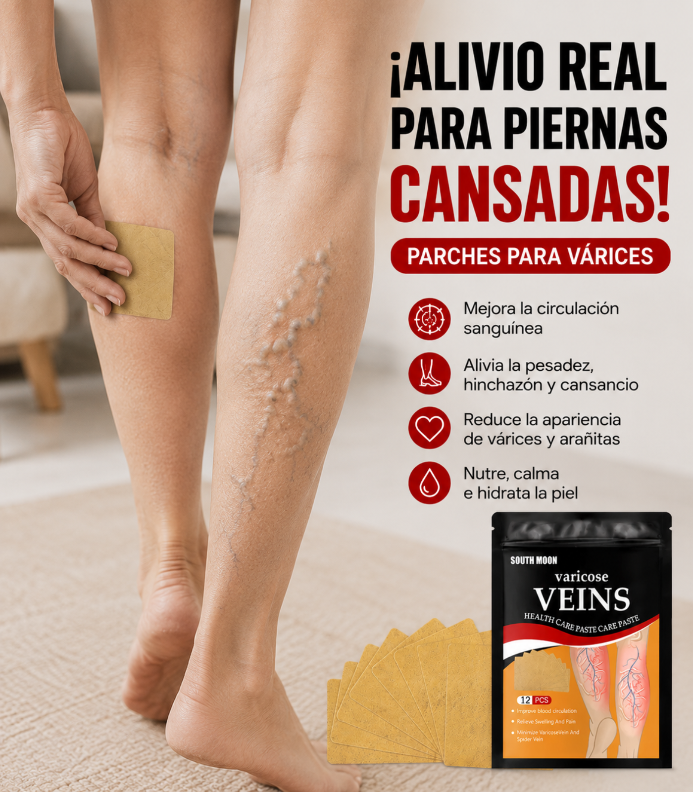 Parches para Varices - 12 pcs