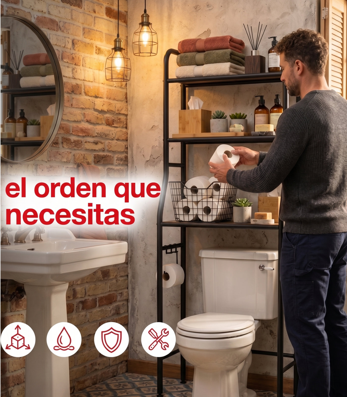 Estante Organizador Baño