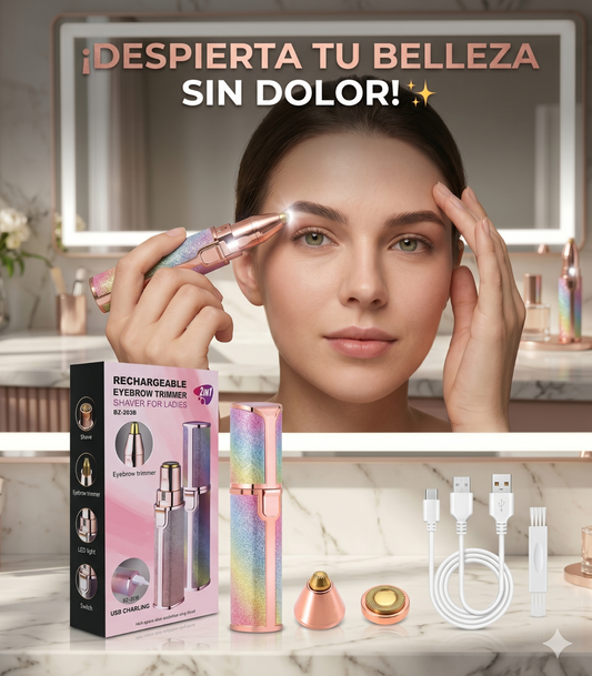 Depilador Facial Portatil 2 en 1