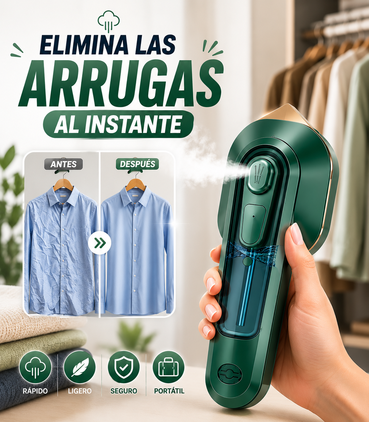 Mini Plancha Iron Vaporizador